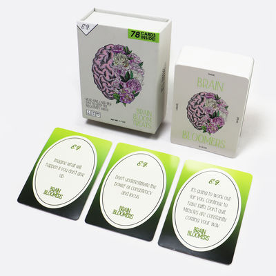 खरीदें 365 Day Memory Game Card Printing Personalized Custom Daily Manifestation Affirmation Cards with Box CDR Artwork Format online manufacture