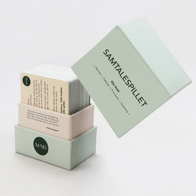 90g/deck Custom Couple Friend Question Game Cards for Family Challenges Fun Entertainment Playing Cards